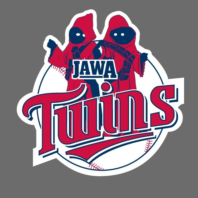 Minnesota Twins Star Wars Logo iron on transfers